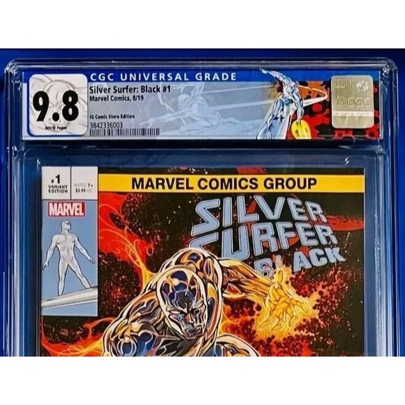 Silver Surfer Black #1 CGC 9.8 Marvel Comic IG Edition Custom Label Variant - Picture 3 of 3